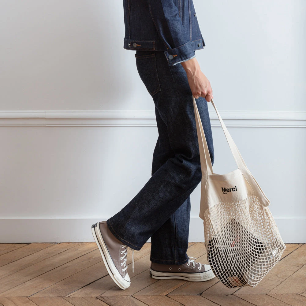 Merci - Sac Filet à Provision - Noir 5 Merci - Sac Filet à Provision - Noir – Image 3