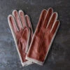 Milona - Gants Bicolore- Marron -Mode Vêtements Magasin schott merci 1320791 5975