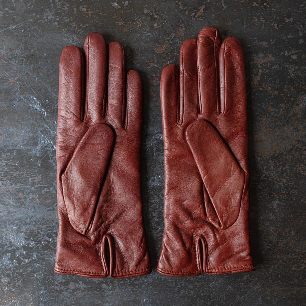 Milona - Gants En Cuir - Cognac 4 Milona - Gants En Cuir - Cognac – Image 2