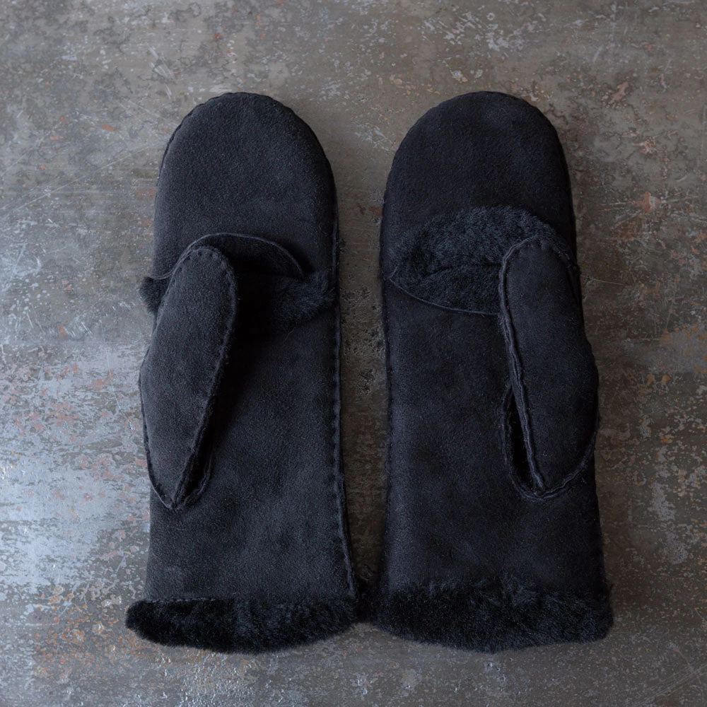 Milona - Moufles Avec Rabat - Noir 4 Milona - Moufles Avec Rabat - Noir – Image 2