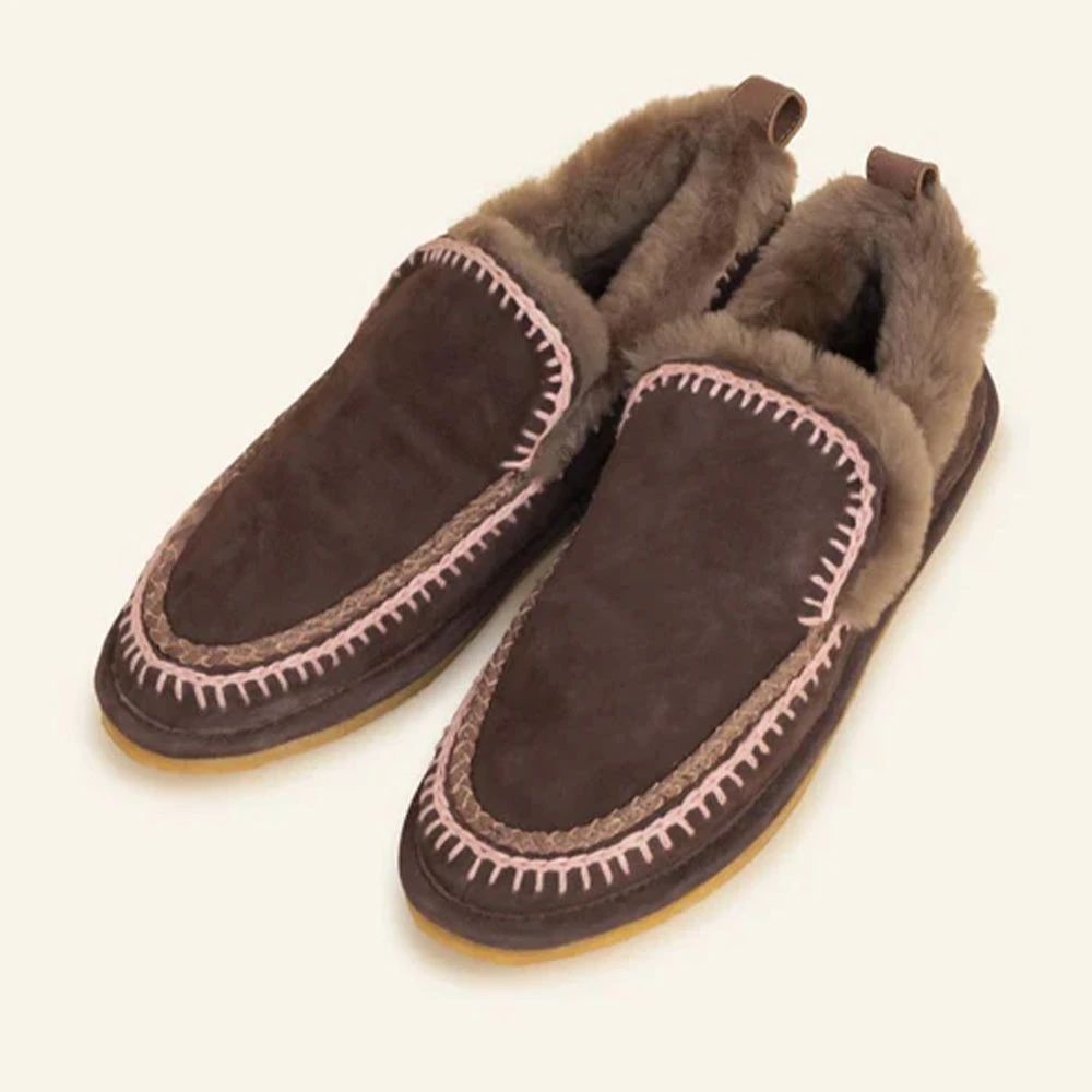 Laidback London - Chaussures Jude - Marron Foncé 4 Laidback London - Chaussures Jude - Marron Foncé – Image 2