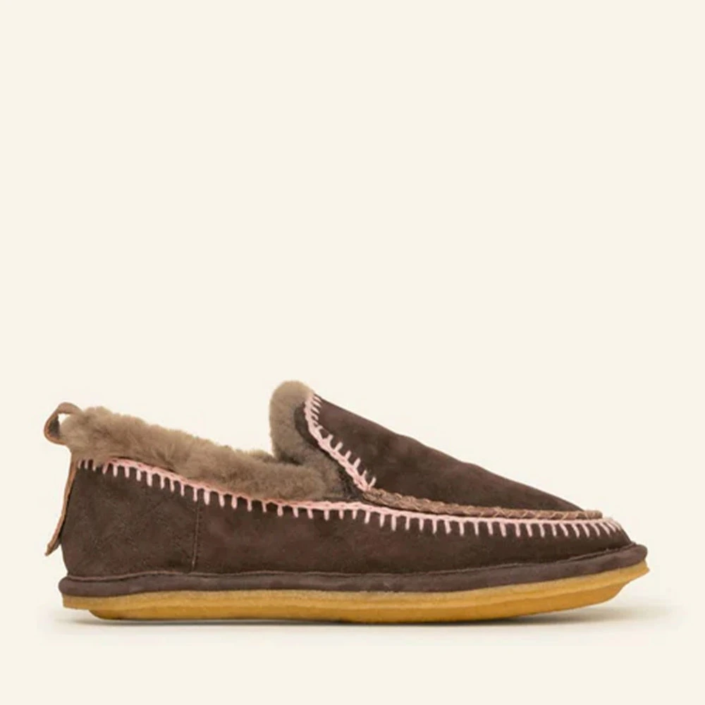 Laidback London - Chaussures Jude - Marron Foncé 7 Laidback London - Chaussures Jude - Marron Foncé – Image 5