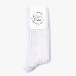 Howlin' - Chaussettes Fuzzy Waffle - Ecru