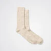 Norse Projects Norse Project - Chaussettes Côtelées Bjarki - Ecru