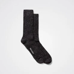 Norse Projects Norse Project - Chaussettes Côtelées Bjarki - Charbon