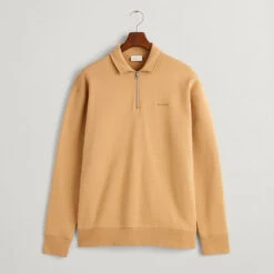 GANT - Sweat à Demi-zip - Beige