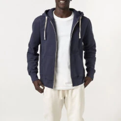 Merz B. Schwanen - Sweat à Capuche Relaxed Fit - Bleu