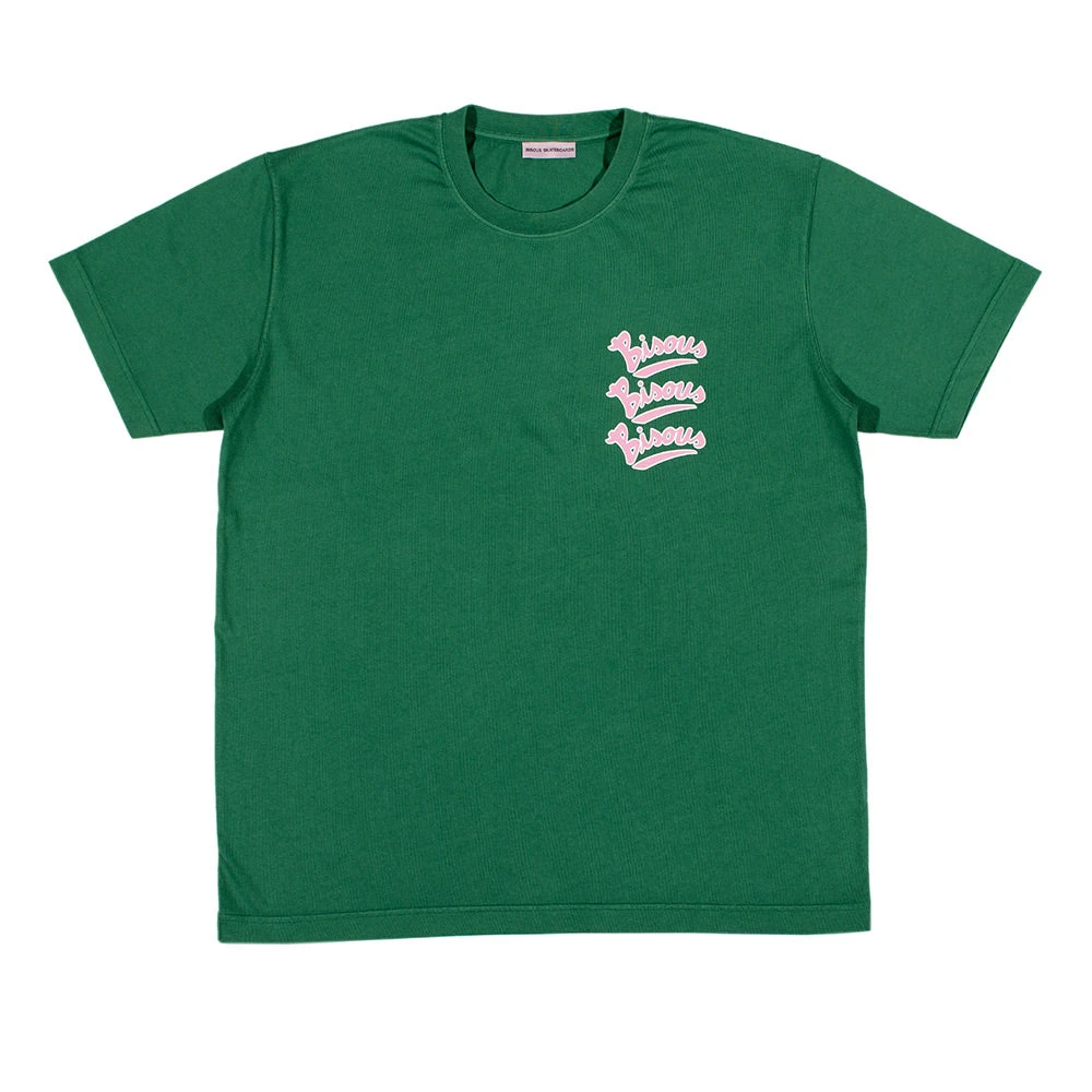 Bisous Skateboard - T-shirt Gianni - Vert 3 Bisous Skateboard - T-shirt Gianni - Vert