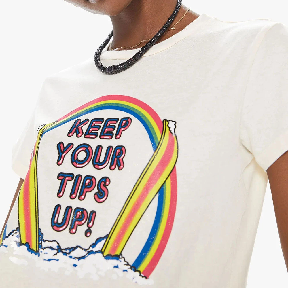 Mother - Tee Shirt Boxy - Ecru 5 Mother - Tee Shirt Boxy - Ecru – Image 3