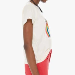 Mother - Tee Shirt Boxy - Ecru 10 Mother - Tee Shirt Boxy - Ecru -Mode Vêtements Magasin tee side
