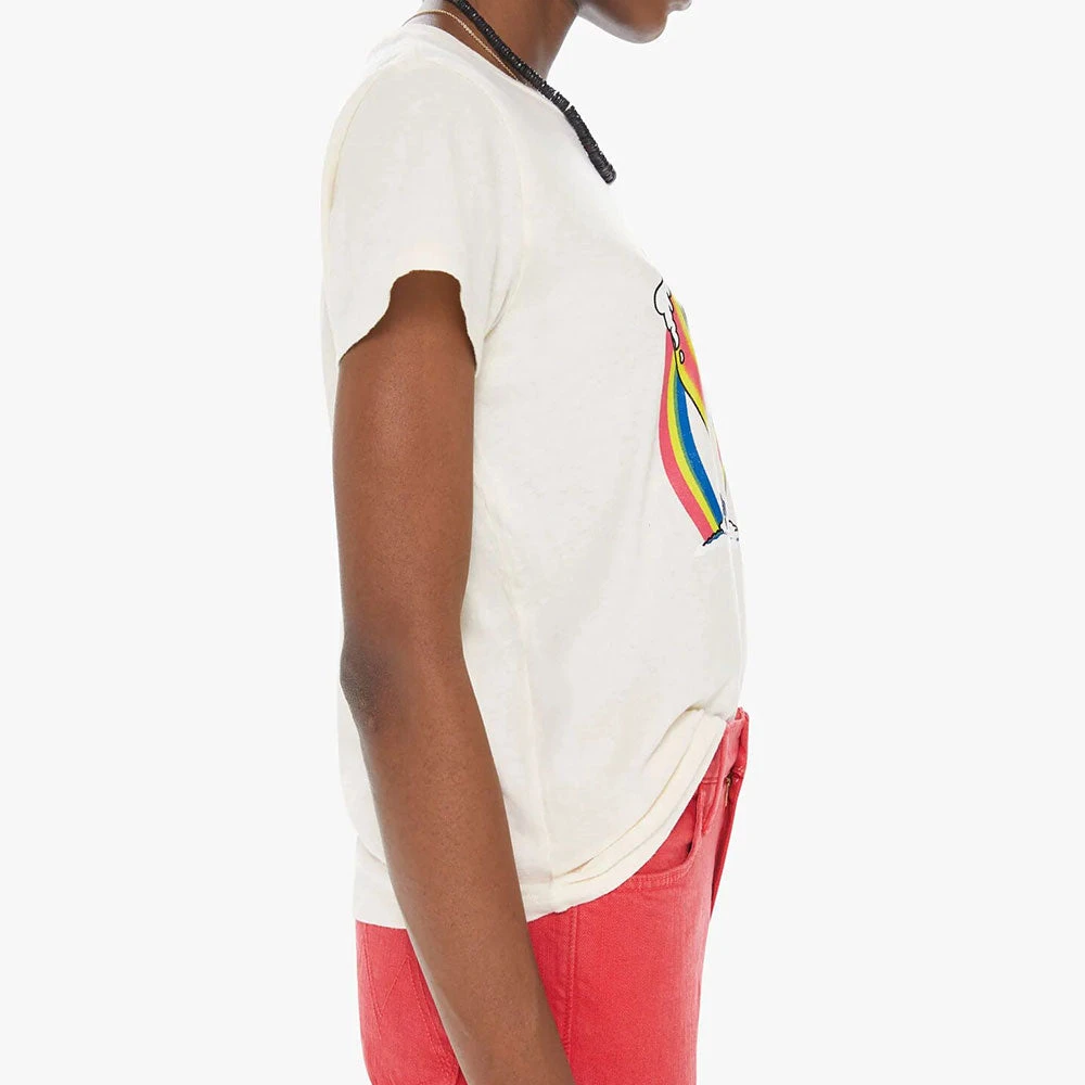 Mother - Tee Shirt Boxy - Ecru 6 Mother - Tee Shirt Boxy - Ecru – Image 4