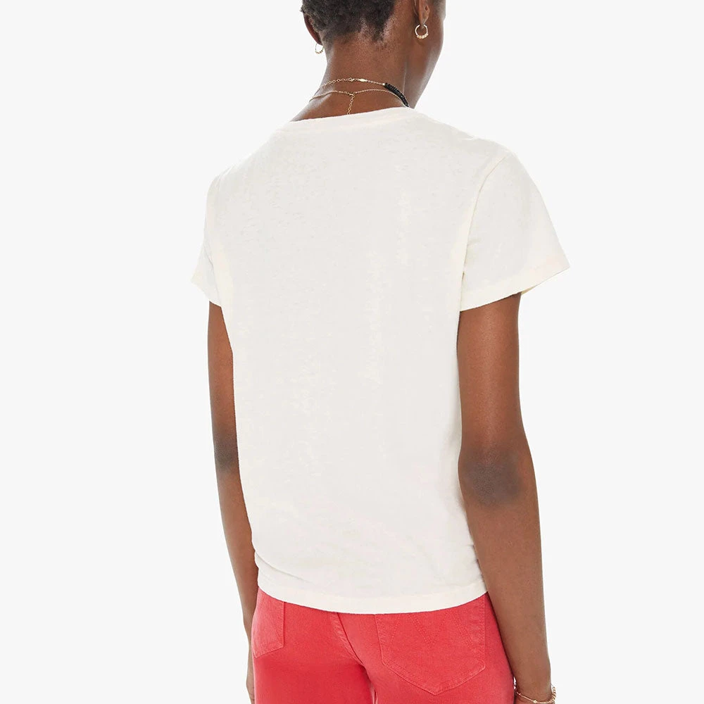 Mother - Tee Shirt Boxy - Ecru 7 Mother - Tee Shirt Boxy - Ecru – Image 5