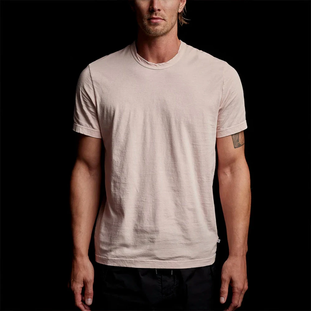 James Perse - T-shirt Short Sleeve Crew Neck - Rose 3 James Perse - T-shirt Short Sleeve Crew Neck - Rose