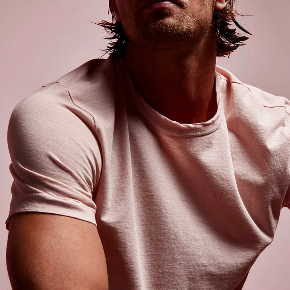 James Perse - T-shirt Short Sleeve Crew Neck - Rose 6 James Perse - T-shirt Short Sleeve Crew Neck - Rose – Image 4