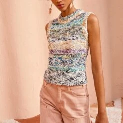 ULLA JOHNSON Ulla Jonhson - Top Zenna - Multicolore 9 ULLA JOHNSON Ulla Jonhson - Top Zenna - Multicolore -Mode Vêtements Magasin top4 a0c44e73 0a2f 4c9b 9ce4 076d234d9557