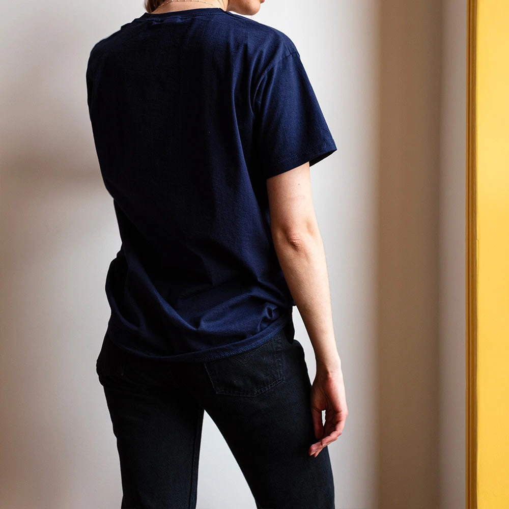 Merci- T-shirt Unisexe - Beaumarchais Marine 5 Merci- T-shirt Unisexe - Beaumarchais Marine – Image 3