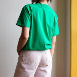 Merci- T-shirt Unisexe - Vert 7 Merci- T-shirt Unisexe - Vert -Mode Vêtements Magasin tshirt vert dos