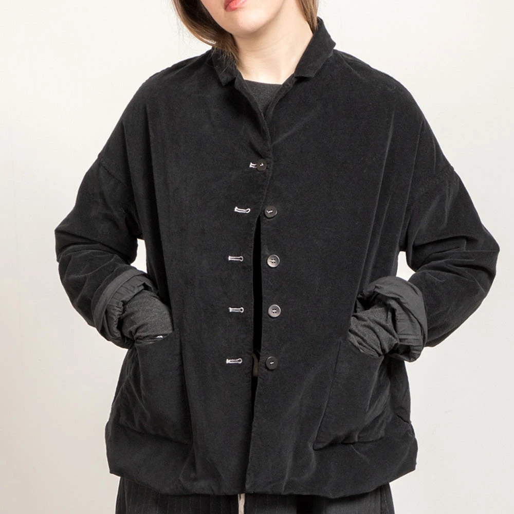 Album Di Famiglia - Blazer En Velours- Gris 4 Album Di Famiglia - Blazer En Velours- Gris – Image 2