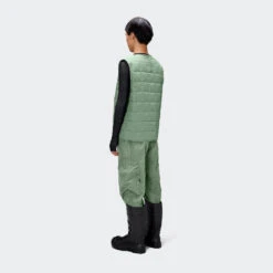 Rains - Veste Sans Manches Liner - Vert Clair -Mode Vêtements Magasin vest7