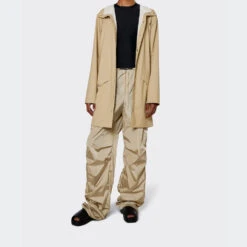 Rains - Veste Longue - Beige -Mode Vêtements Magasin veste11