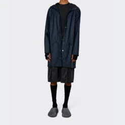 Rains - Veste Longue - Marine