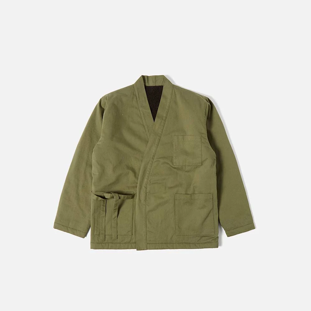 Universal Works - Veste Kyoto Réversible - Vert 4 Universal Works - Veste Kyoto Réversible - Vert – Image 2