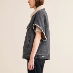 Bellerose - Veste Ponca - Noir -Mode Vêtements Magasin veste1 8700e14e c546 41cb b9f9 766c7862bc28