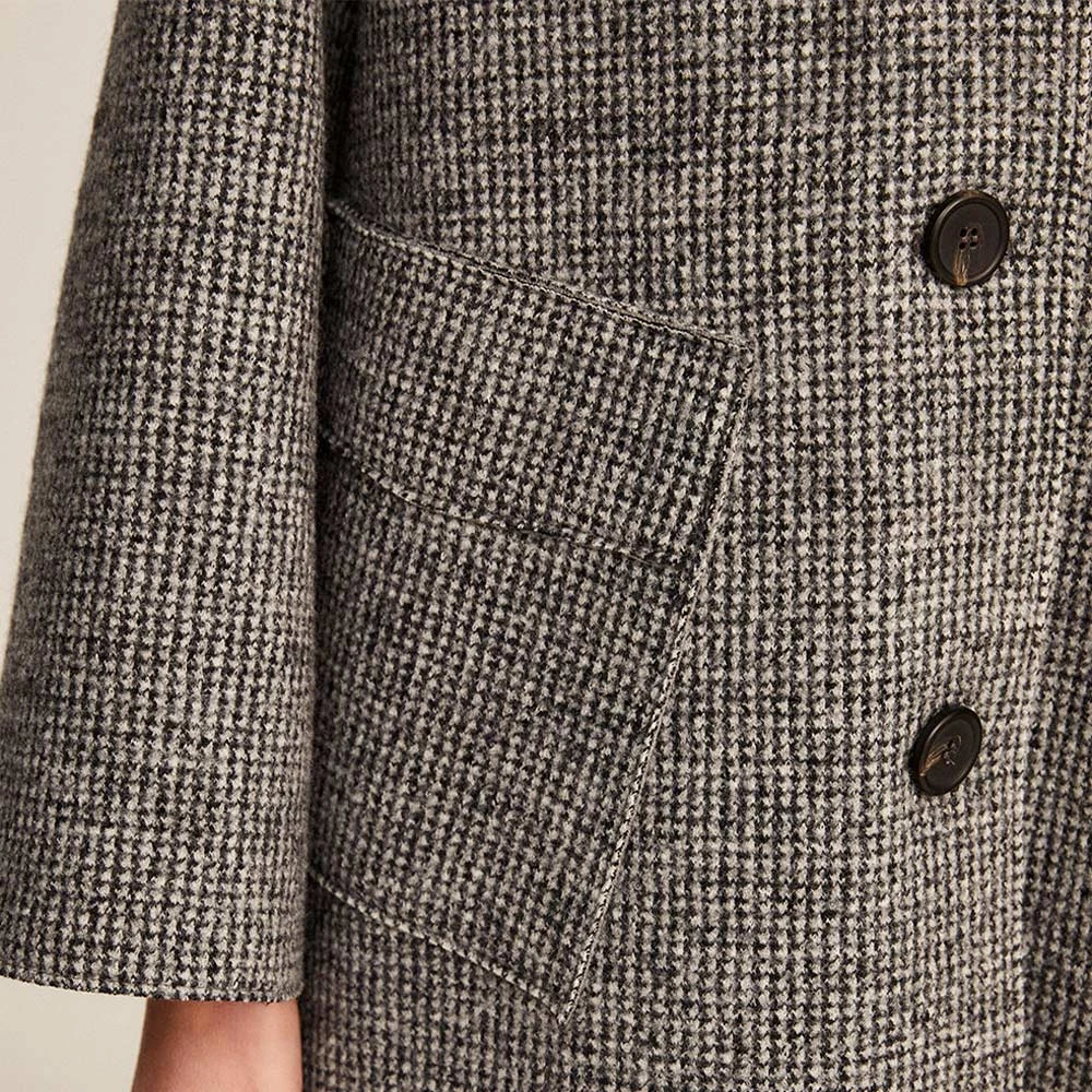 Rosso 35 - Manteau En Laine Bouillie - Gris 5 Rosso 35 - Manteau En Laine Bouillie - Gris – Image 3