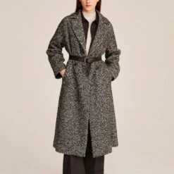 Rosso 35 - Manteau En Laine - Noir