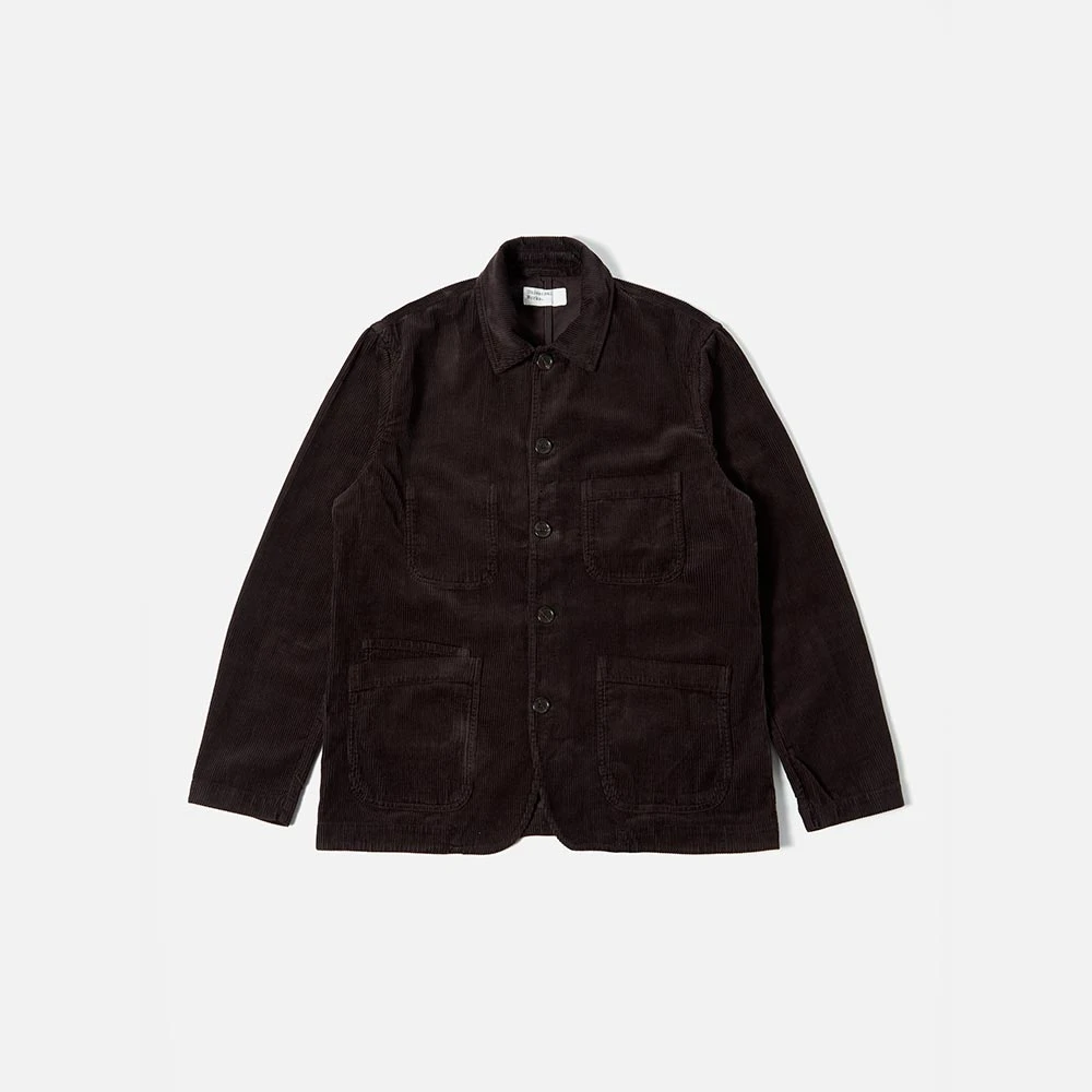 Universal Works - Veste Bakers Côtelée - Marron 3 Universal Works - Veste Bakers Côtelée - Marron