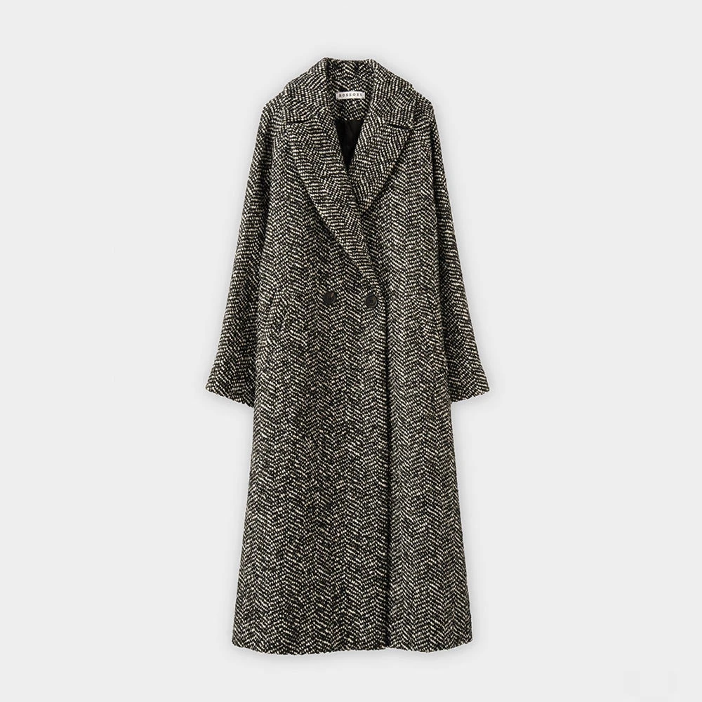 Rosso 35 - Manteau En Laine - Noir 4 Rosso 35 - Manteau En Laine - Noir – Image 2