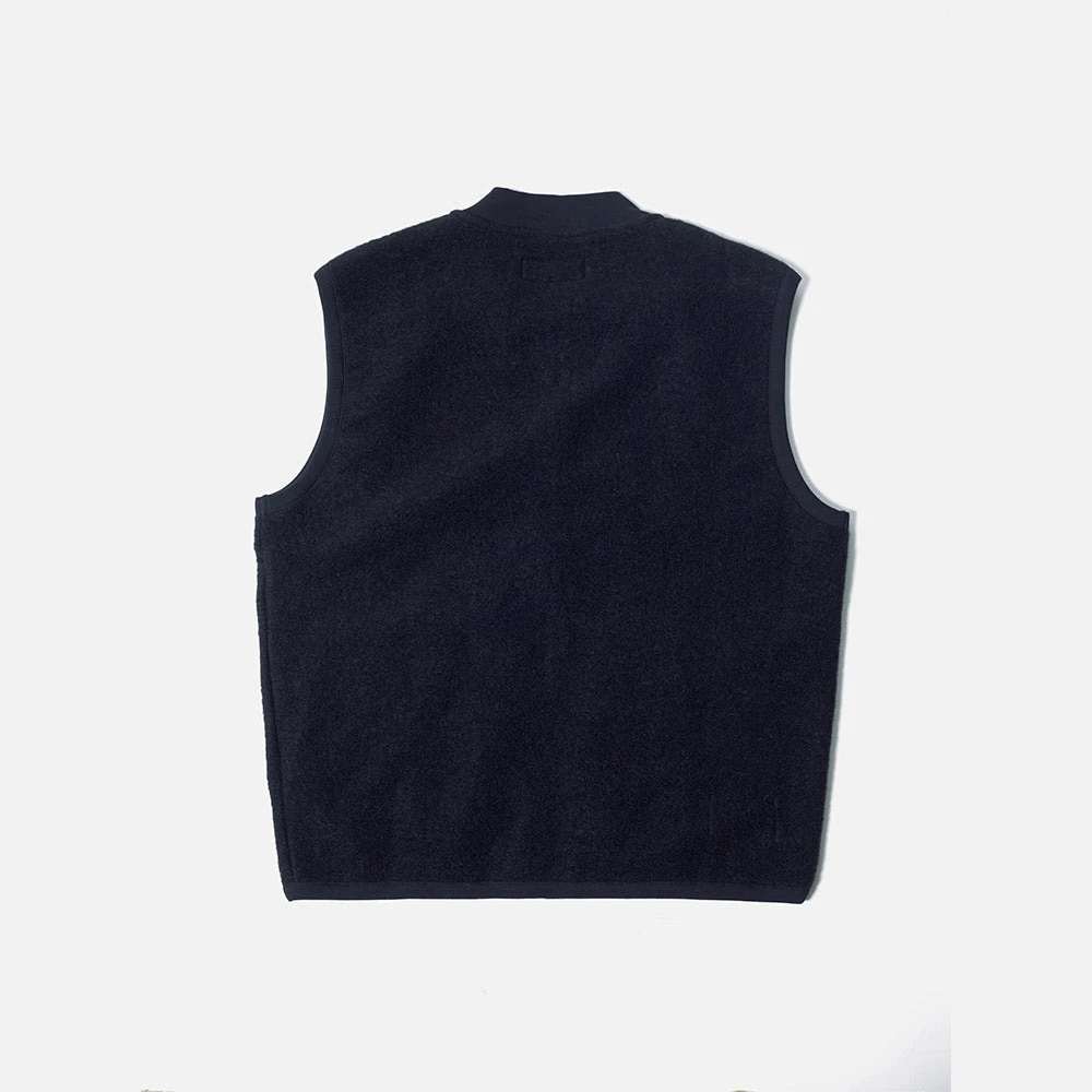 Universal Works - Gilet Zippé - Noir 4 Universal Works - Gilet Zippé - Noir – Image 2