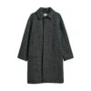 GANT - Manteau En Laine - Gris Foncé