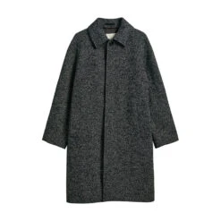 GANT - Manteau En Laine - Gris Foncé