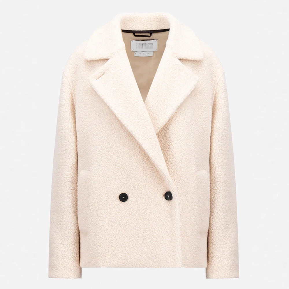 Harris Wharf London - Veste Courte En Laine - Ecru 3 Harris Wharf London - Veste Courte En Laine - Ecru