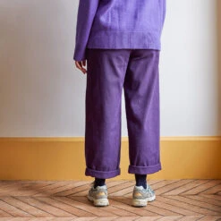 Merci - Pantalon En Coton - Améthyste 10 Merci - Pantalon En Coton - Améthyste -Mode Vêtements Magasin violet 1