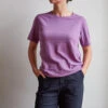 Merci - T-shirt Uni En Coton - Violet