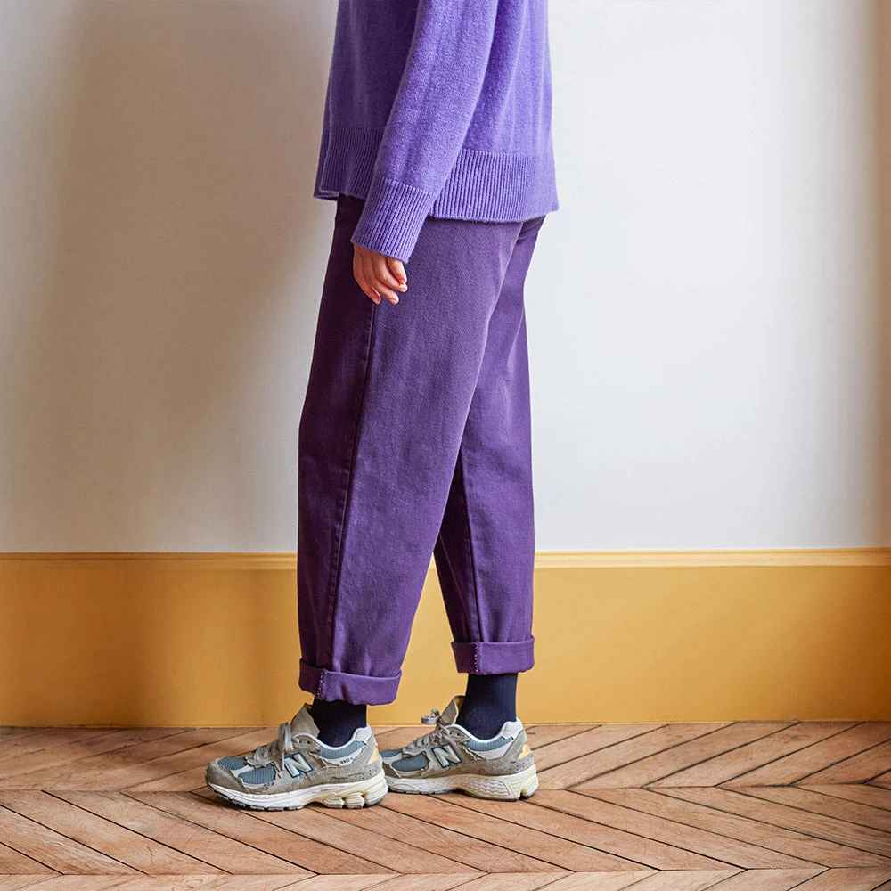 Merci - Pantalon En Coton - Améthyste 4 Merci - Pantalon En Coton - Améthyste – Image 2