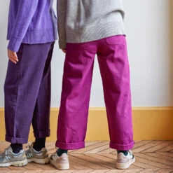 Merci - Pantalon En Coton - Améthyste 9 Merci - Pantalon En Coton - Améthyste -Mode Vêtements Magasin violet et fushia