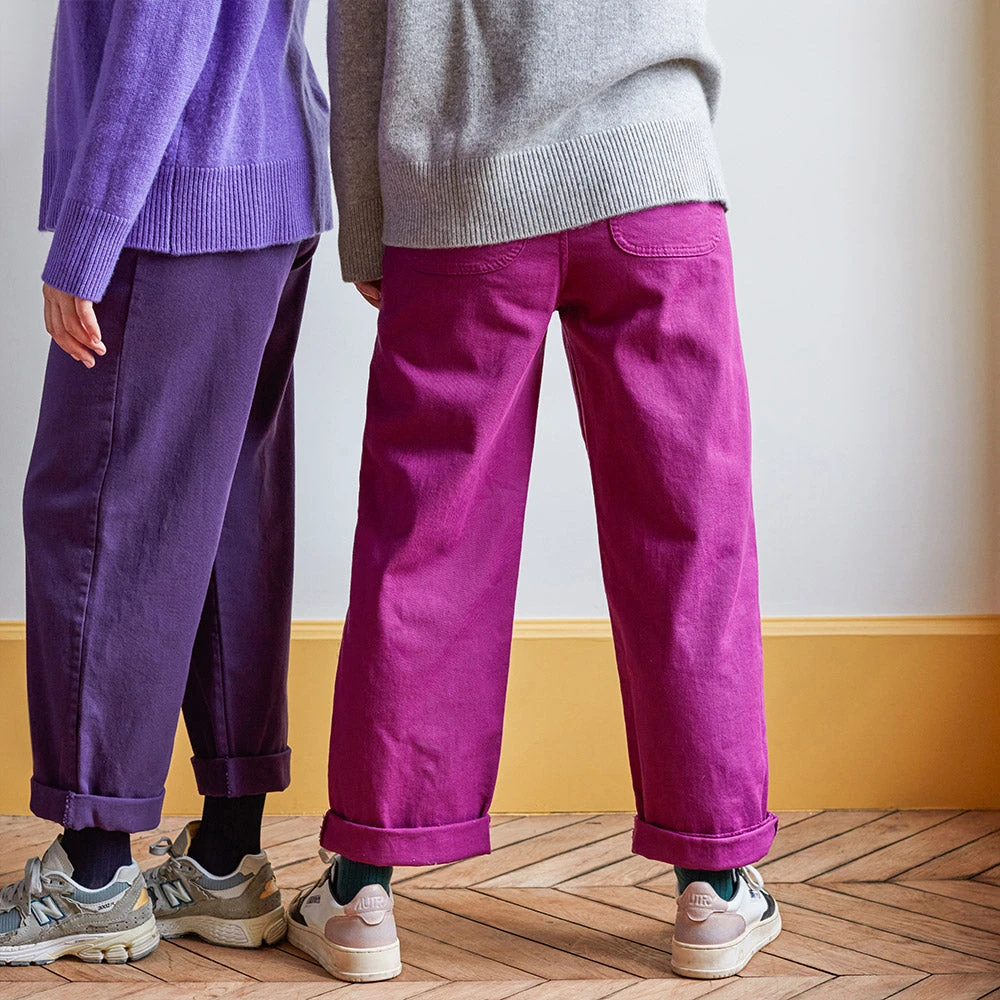 Merci - Pantalon En Coton - Améthyste 5 Merci - Pantalon En Coton - Améthyste – Image 3