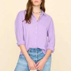 Xirena - Chemise Beau - Violet 9 Xirena - Chemise Beau - Violet -Mode Vêtements Magasin violet3