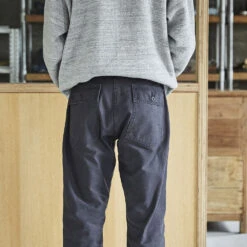 OrSlow - Pantalon Slim Fatigue - Gris Foncé -Mode Vêtements Magasin vu arriere zoom